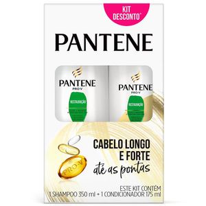 Kit Pantene Restauração Shampoo 350ml + Condicionador 175ml