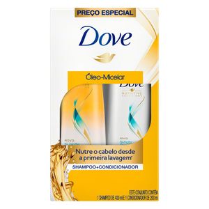 Kit Shampoo + Condicionador Óleo-Micelar Preço Especial Dove 200ml
