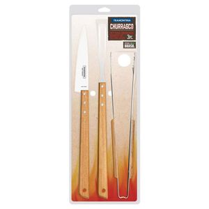 kit Utensílios para Churrasco Tramontina 3 Peças