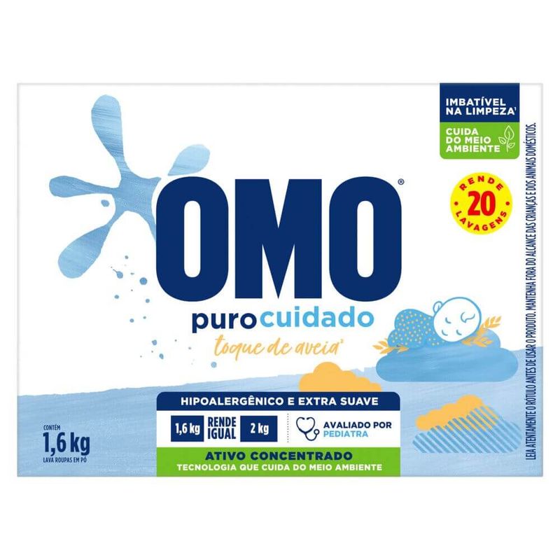 Lava-Roupa-em-po-Puro-Cuidado-Omo-16kg
