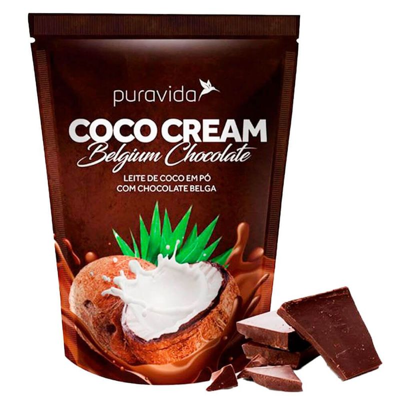 Leite-de-Coco-em-po-Coco-Cream-Chocolate-Belga-Pura-Vida-250g