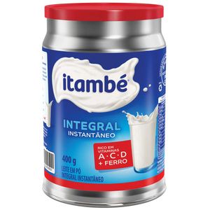 Leite em Pó Lata Integral Instantâneo Itambé 400g