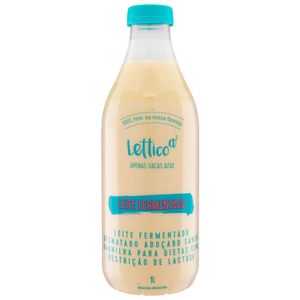Leite Fermentado Desnatado Lettico a² 1 Litro