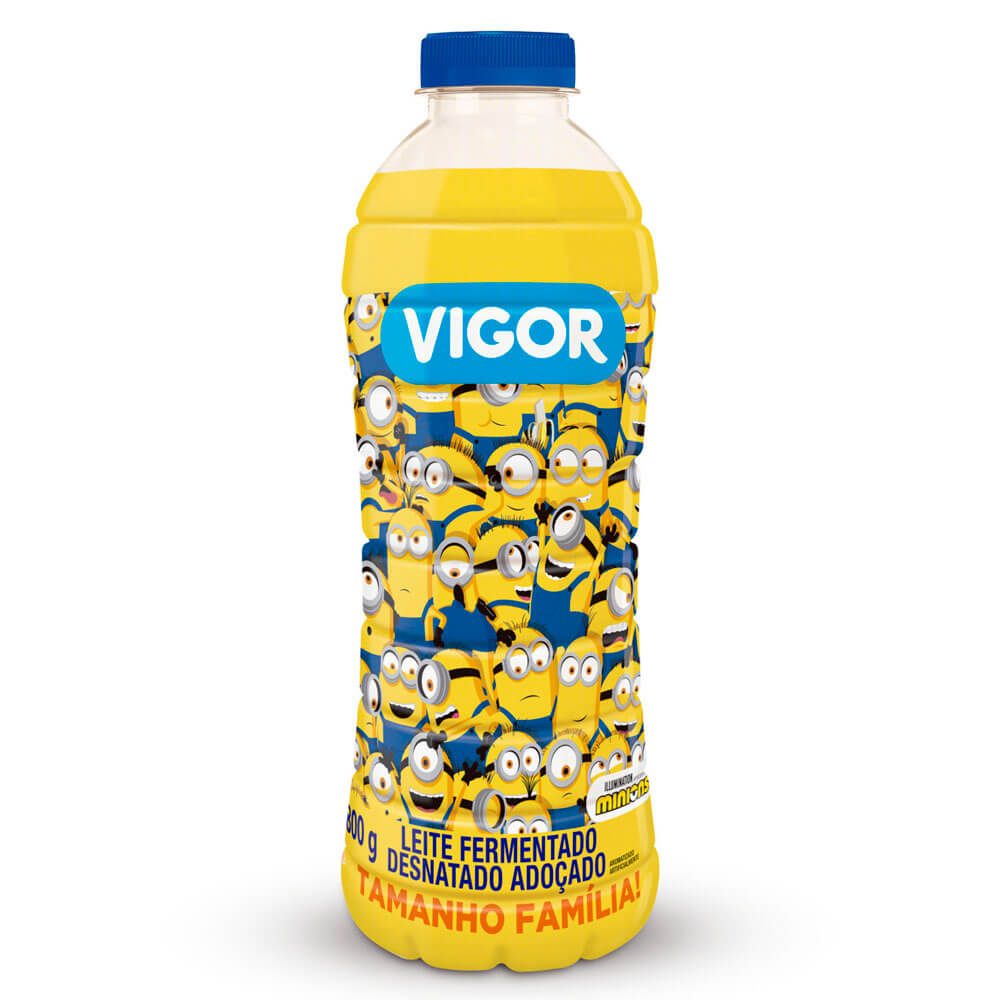 Pack Leite Fermentado Uva Bob Esponja Elegê Caixa 160g 3 Unidades