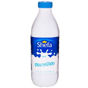 Leite Desnatado Longa Vida Shefa 1 Litro