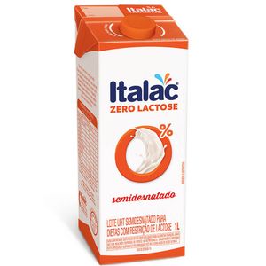 Leite Longa Vida Zero Lactose Italac 1 Litro
