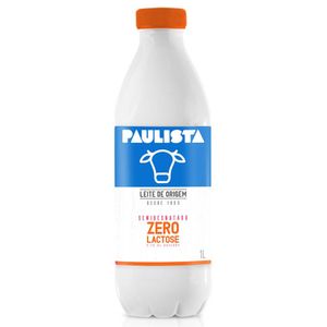Leite Semidesnatado Zero Lactose Paulista 1 Litro