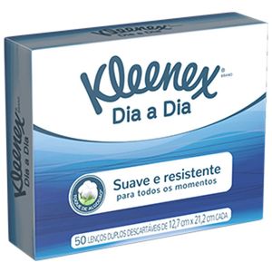 Lenço de Papel Misto Kleenex 50 Unidades
