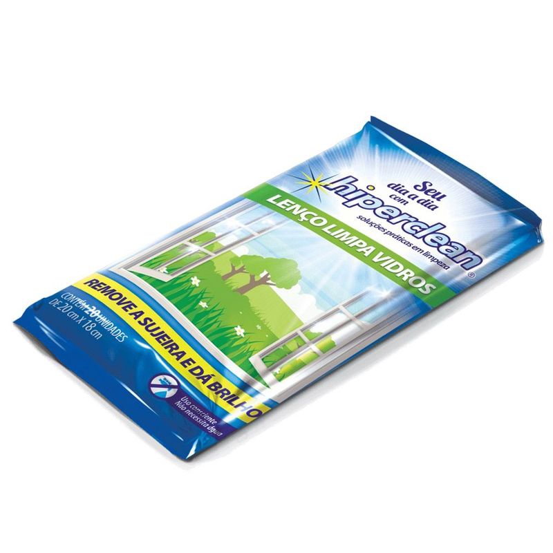 Lenco-Umedecido-Limpa-Vidros-Hiperclean-Com-20-Unidades