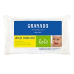 Lenco-Umedecido-Para-Pele-Sensivel-Bebe-Granado-Com-50-Unidades