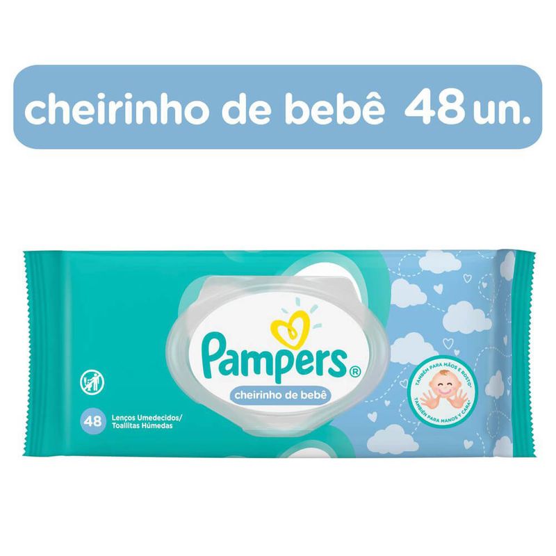 Lencos-Umedecidos-Pampers-Cheirinho-de-Bebe-48-Unidades