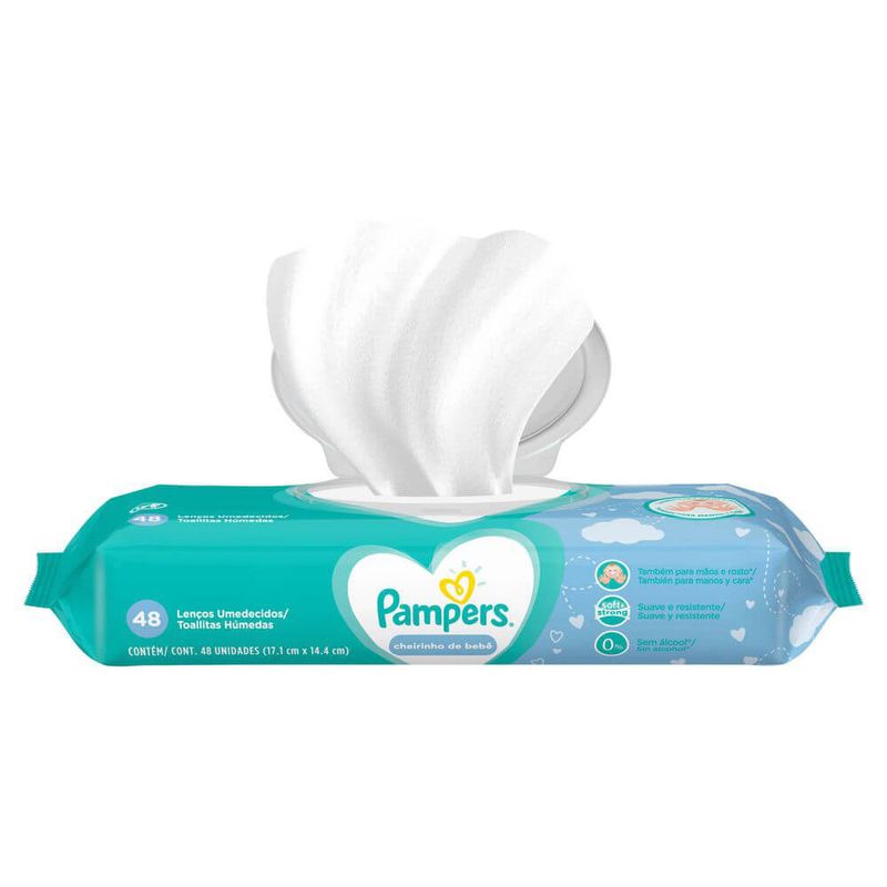 Lencos-Umedecidos-Pampers-Cheirinho-de-Bebe-48-Unidades