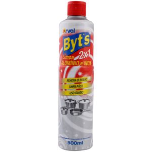 Limpa Alumínio e Inox Líquido Byts 500ml