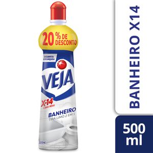 Tira Limo X14 Cloro Ativo Oferta Veja Banheiro 500ml