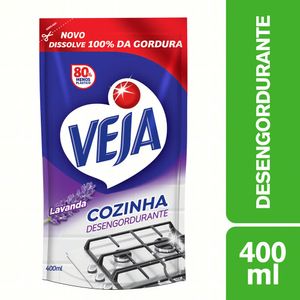 Limpador Desengordurante Veja Cozinha Lavanda Refil 400ml