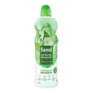Limpador Perfumado Chá Verde Extratos Naturais Sanol 1 Litro