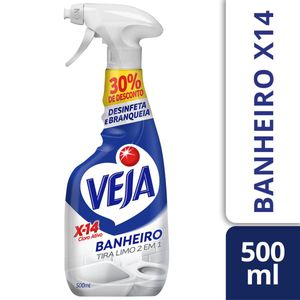 Spray Tira Limo Veja Banheiro X14 500ml Oferta