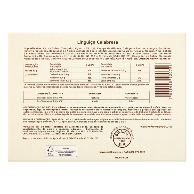 Linguic3a7a-Calabresa-Fresca-Ceratti-400g