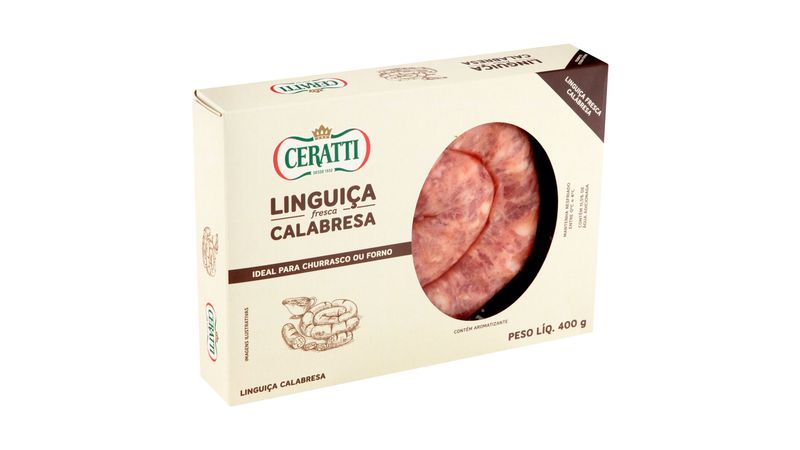 Ceratti Linguiça Sabor Limão Siciliano 400g