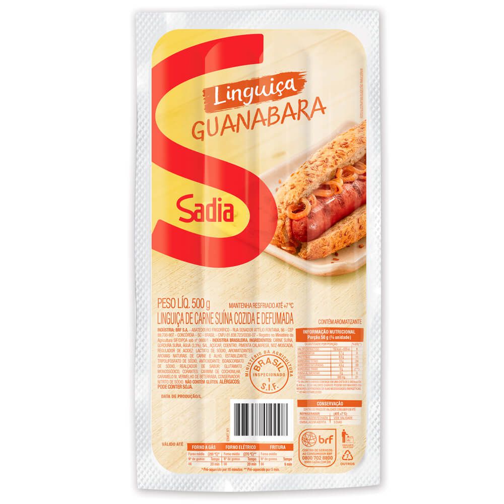 Ceratti Linguiça Sabor Limão Siciliano 400g