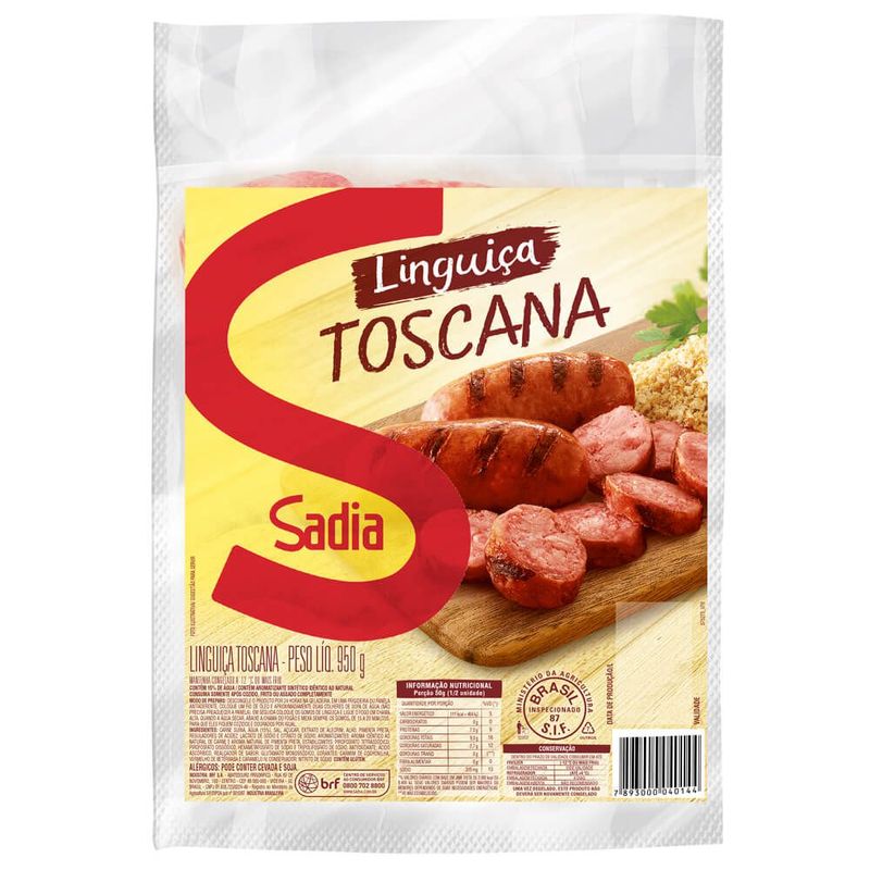 Linguica-Toscana-Sadia-950g