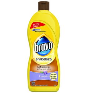 Lustra Móveis Líquido Brilho Prático Lavanda Bravo 500ml