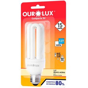 Lâmpada Elétrica Ourolux 3u 15w 127v 6400k