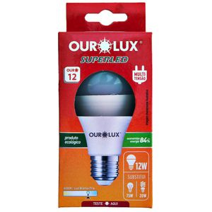 Lâmpada Superled 12w Biv 6500k Ourolux