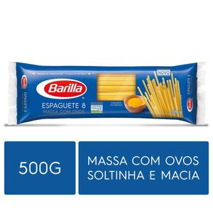 Macarrão Espaguete Nº8 com Ovos Barilla 500g