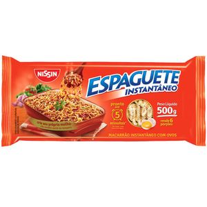 Macarrão Instantâneo Espaguete Nissin 500g