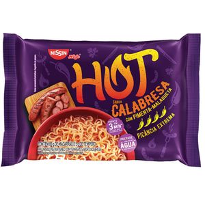 Macarrão Instantâneo Hot Sabor Calabresa Nissin Lámen 85g