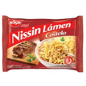 Macarrão Instantâneo Sabor Costela Nissin Lámen 85g