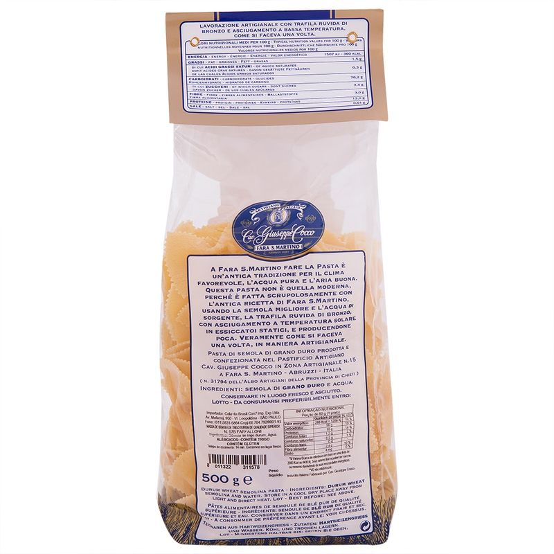 Macarrao-Italiano-Farfalloni-Giuiseppe-Cocco-500g