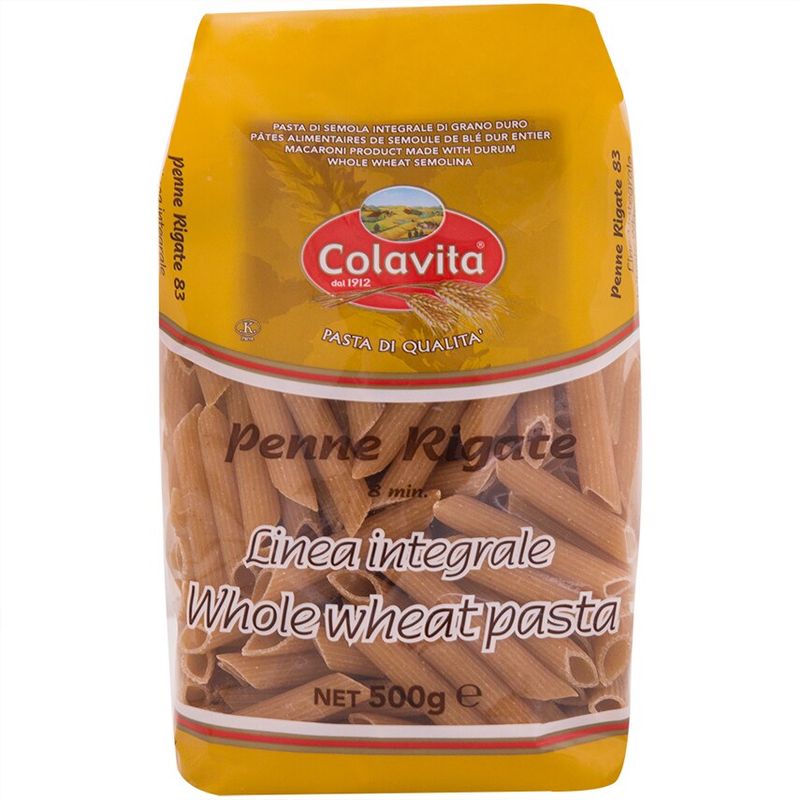 Macarrao-Italiano-Penne-Rigate-Integral-Colavita-500g