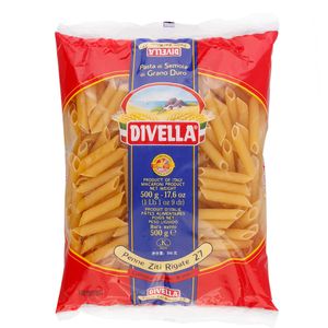 Macarrão Italiano Pennoni Rigati Divella 500g
