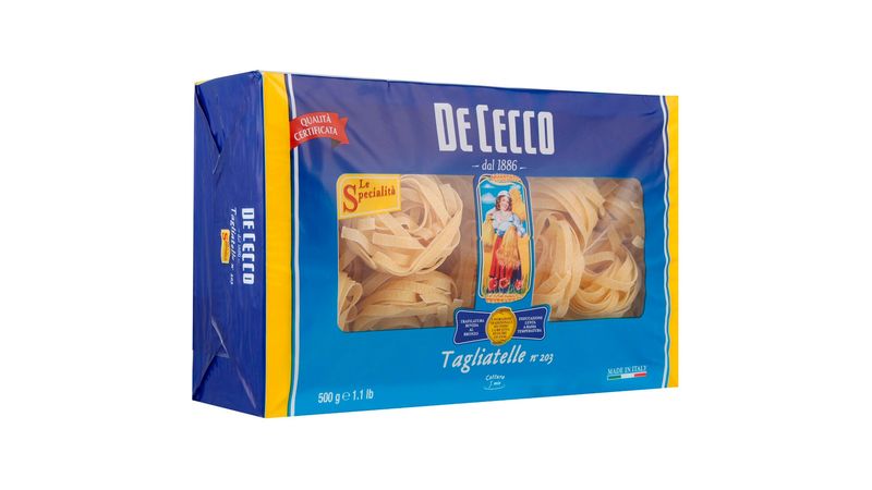 Macarrão De Cecco Tagliatelle Nº 203 – 500g – Empório Frei Caneca