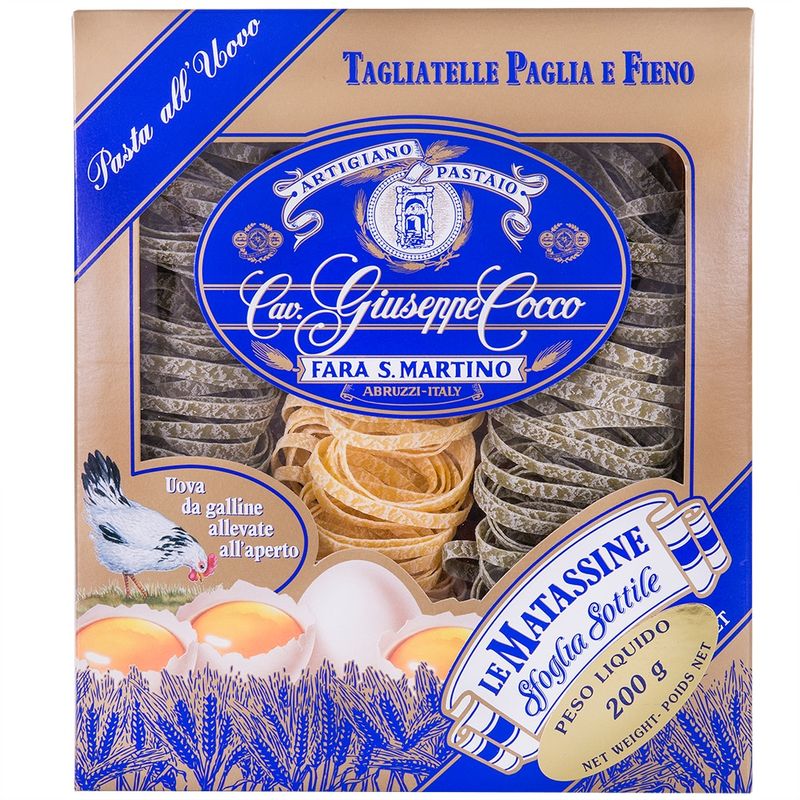 Macarrao-Italiano-Tagliatelle-Paglia-E-Fieno-Giuiseppe-Cocco-200g