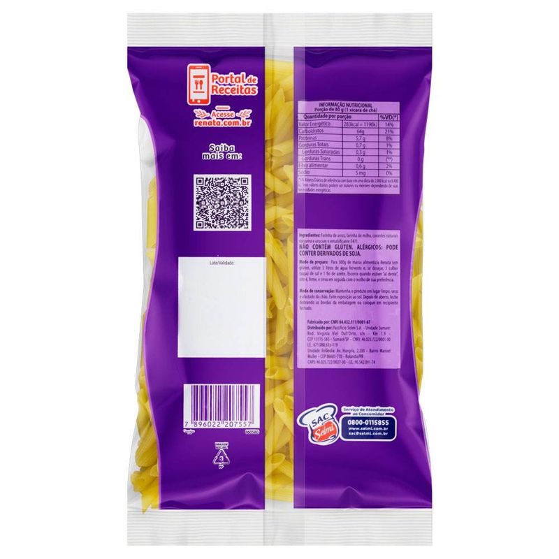Macarrao-Penne-Sem-Gluten-Renata-500g