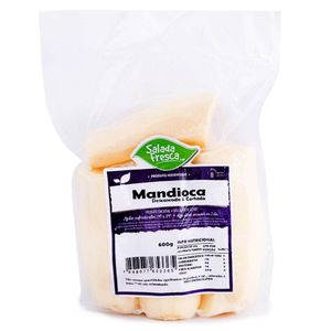 Mandioca Descascada e Higienizada Salada Fresca 600g