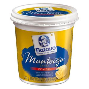 Manteiga Extra com Sal Batavo 500g