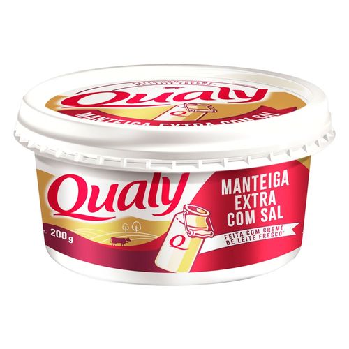 Manteiga Extra com Sal Qualy 200g