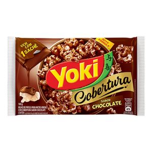 Milho de Micro-Ondas com Cobertura de Chocolate Popcorn Yoki 160g