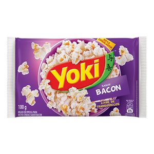 Milho de Pipoca para Micro-Ondas Bacon Yoki 100g