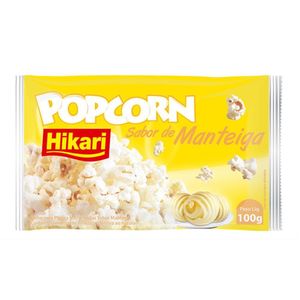 Milho de Pipoca Para Micro-Ondas Sabor Manteira Hikari 100g