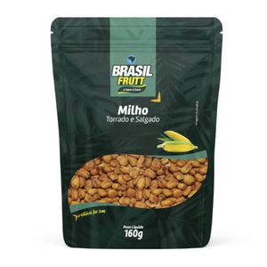 Milho Torrado Salgado Natural Brasil Frutt 160g