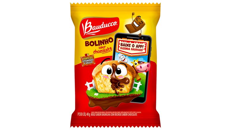 Mini Bolo de Baunilha e Chocolate Bauducco 40g  Mambo Supermercado São  Paulo - Mambo Supermercado São Paulo