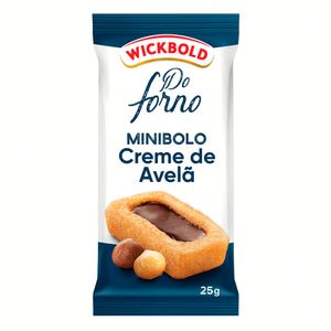 Mini Bolo Recheio Creme de Avela do Forno Wickbold 25g