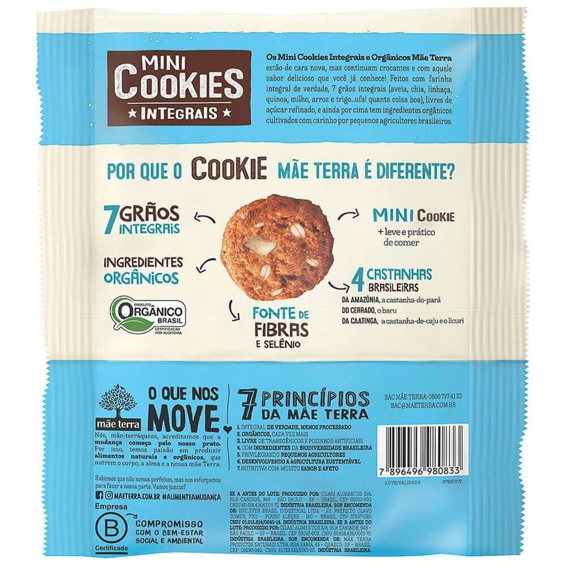 Mini-Cookie-Organico-Integral-4-Castanhas-Brasileiras-Mae-Terra-120g