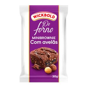 Minibrownie Avelãs Do Forno Wickbold 30g