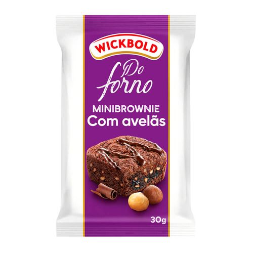 Minibrownie Avelãs Do Forno Wickbold 30g